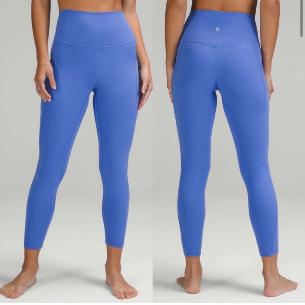 Lululemon Fast & Free High Rise Tight 25" Wild Indigo, NWT.